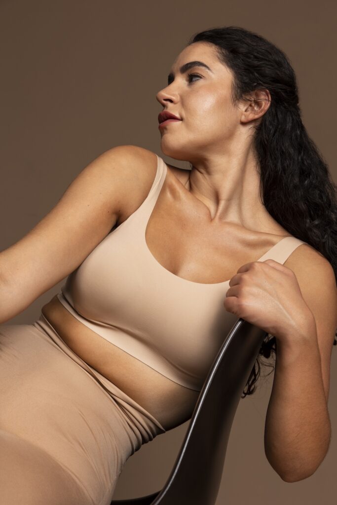 Breast Lift Surgery 1 Woman considering breast lift procedure with capizzi md
